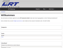 Tablet Screenshot of lrt-shop.de